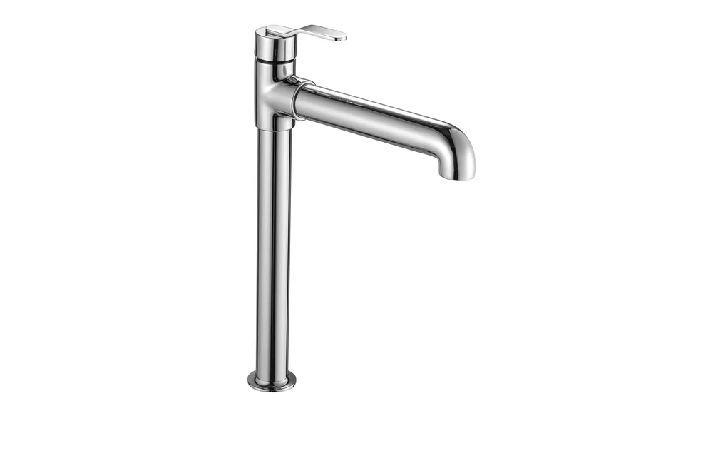 Monocomandament lavabo vertical alt amb vàlvula Click-Clack