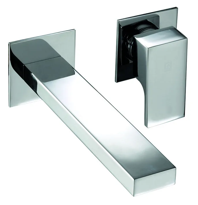 Mitigeur lavabo à encastrer bec 170mm, avec bonde clic-clac