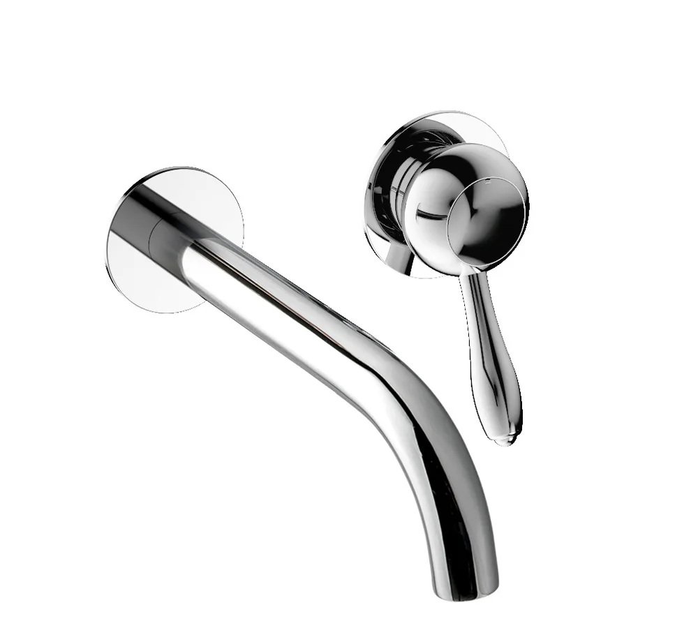 Part exterior monocomandament lavabo encastat broc 210mm