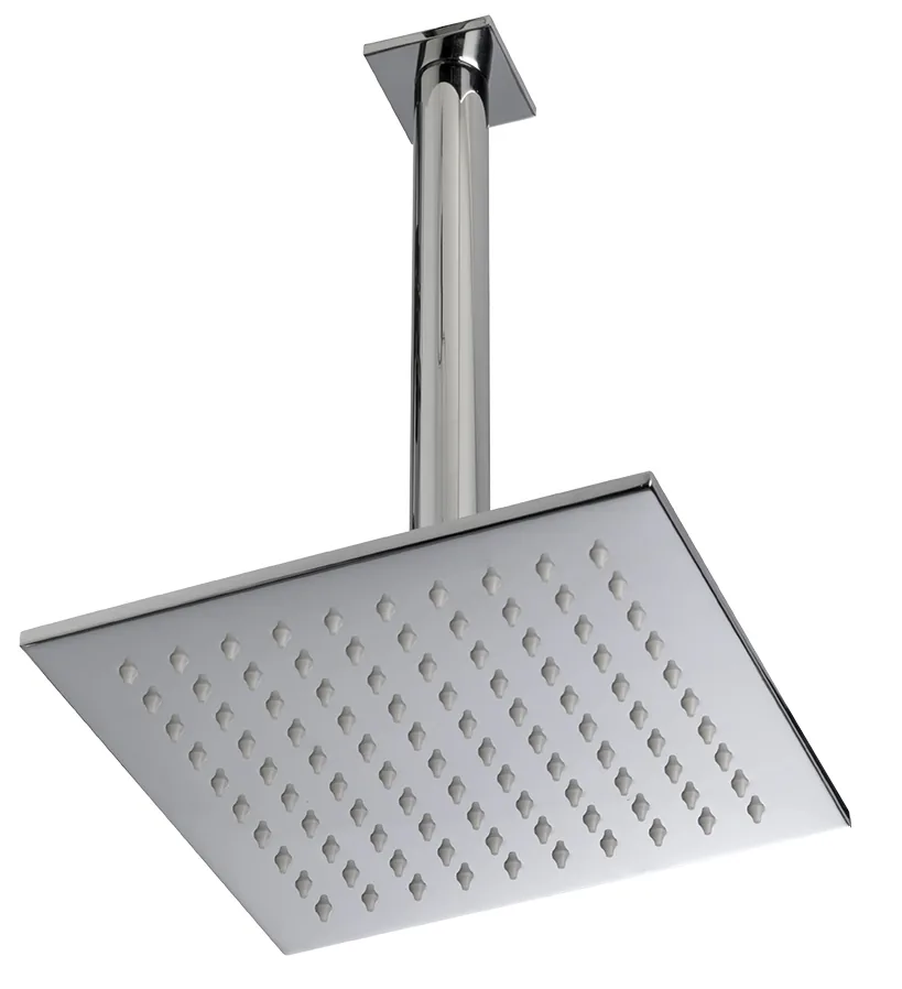 Rociador techo cuadrado 300x300mm, brazo 125mm