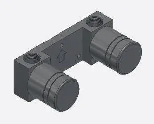 Part interior claus de pas d'1/2" compact
