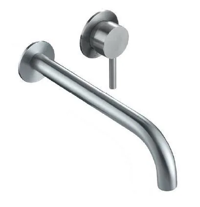 Mitigeur lavabo à encastrer, bec 170 mm avec bonde clic-clac universelle