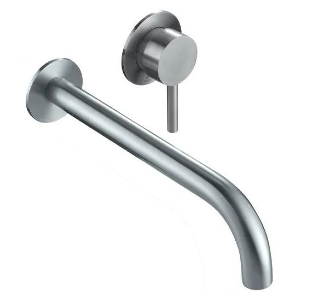Partie extérieure mitigeur lavabo à encastrer, bec 210 mm