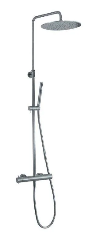 Colonne thermostatique de douche extensible, douche de tête 300 mm