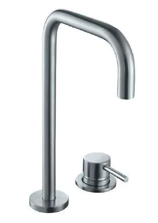 Mitigeur lavabo haut bec central droit, bec 293 mm