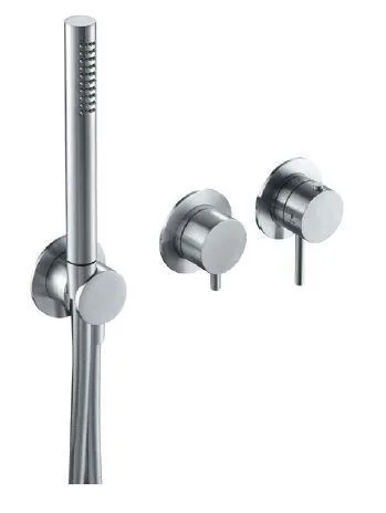 Mitigeur thermostatique à encastrer horizontal, 2 voies avec prise d'eau séparée