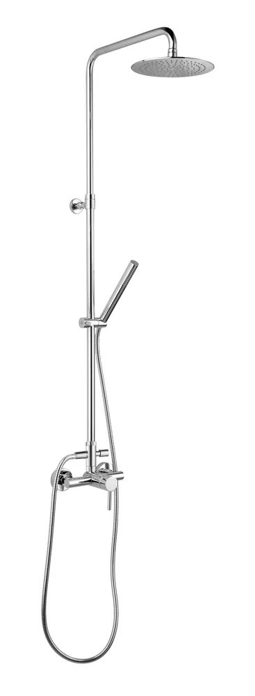 Mitigeur douche apparent bras droit, douche de tête 300 mm