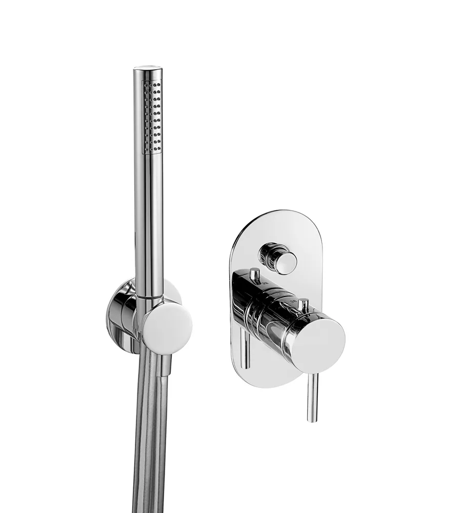 Mitigeur thermostatique à encastrer 2 voies prise d'eau séparée