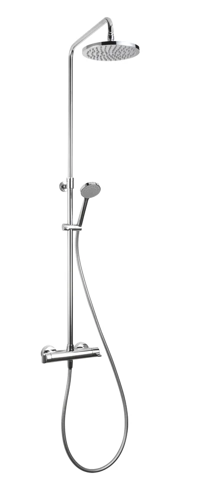Colonne thermostatique de douche télescopique, douche de tête 300mm